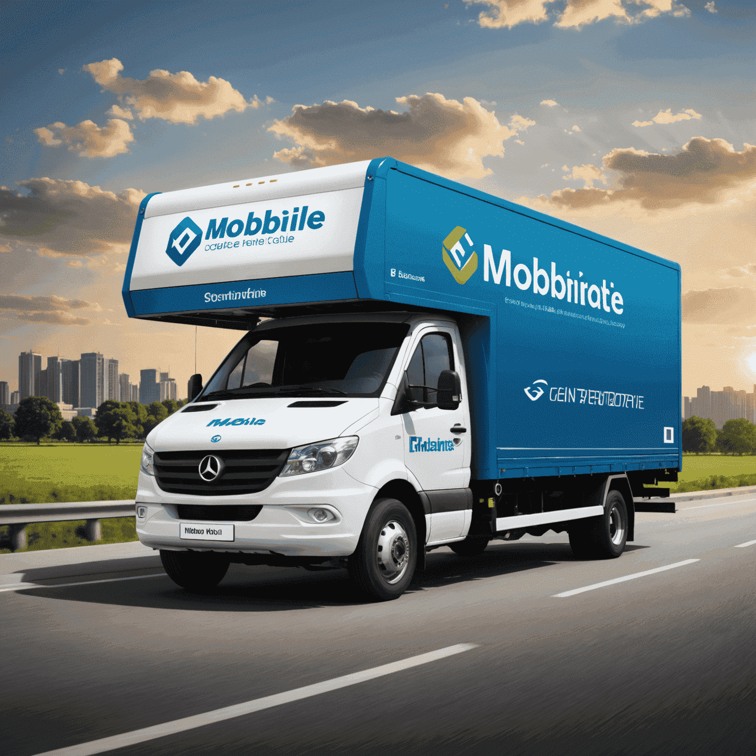 شعار mobibirade - شركة اتصالات متنقلة