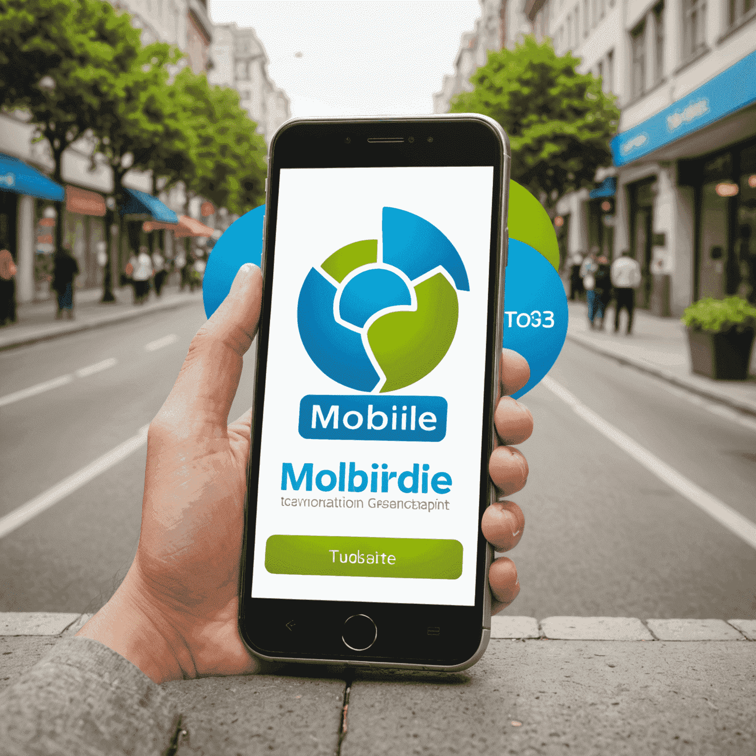 شعار mobibirade - شركة اتصالات متنقلة